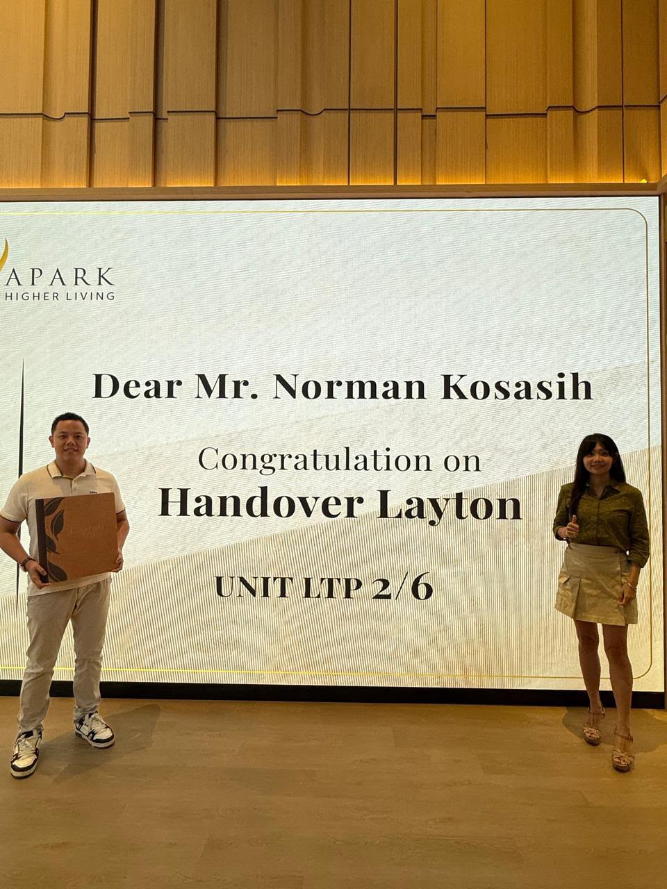 Handover Layton — Norman Kosasih